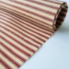 100% Cotton Canvas Ticking Stripe - 150cm Wide - Red JLC0118